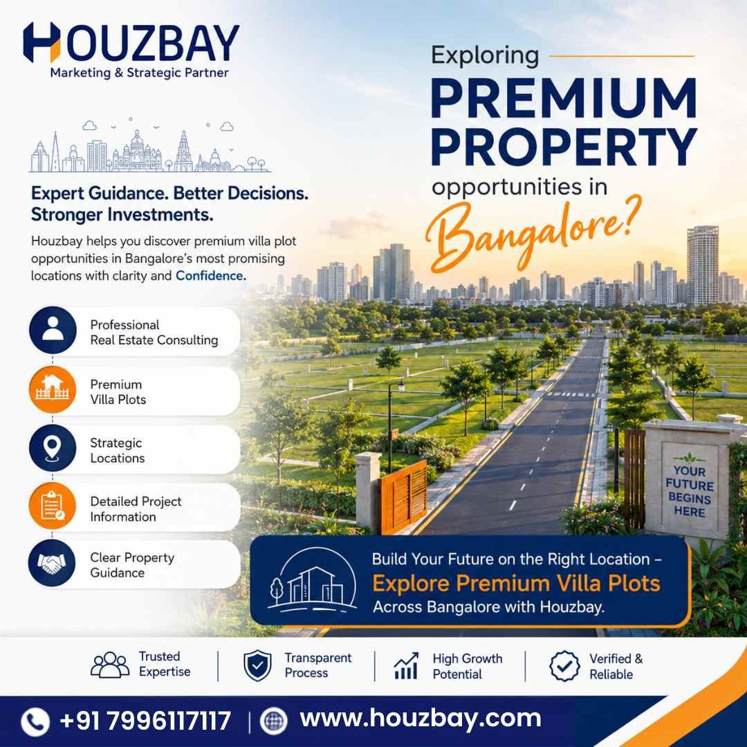Best Real Estate Consultants in Bangalore And Houzbay Real Estate Mandate Partner